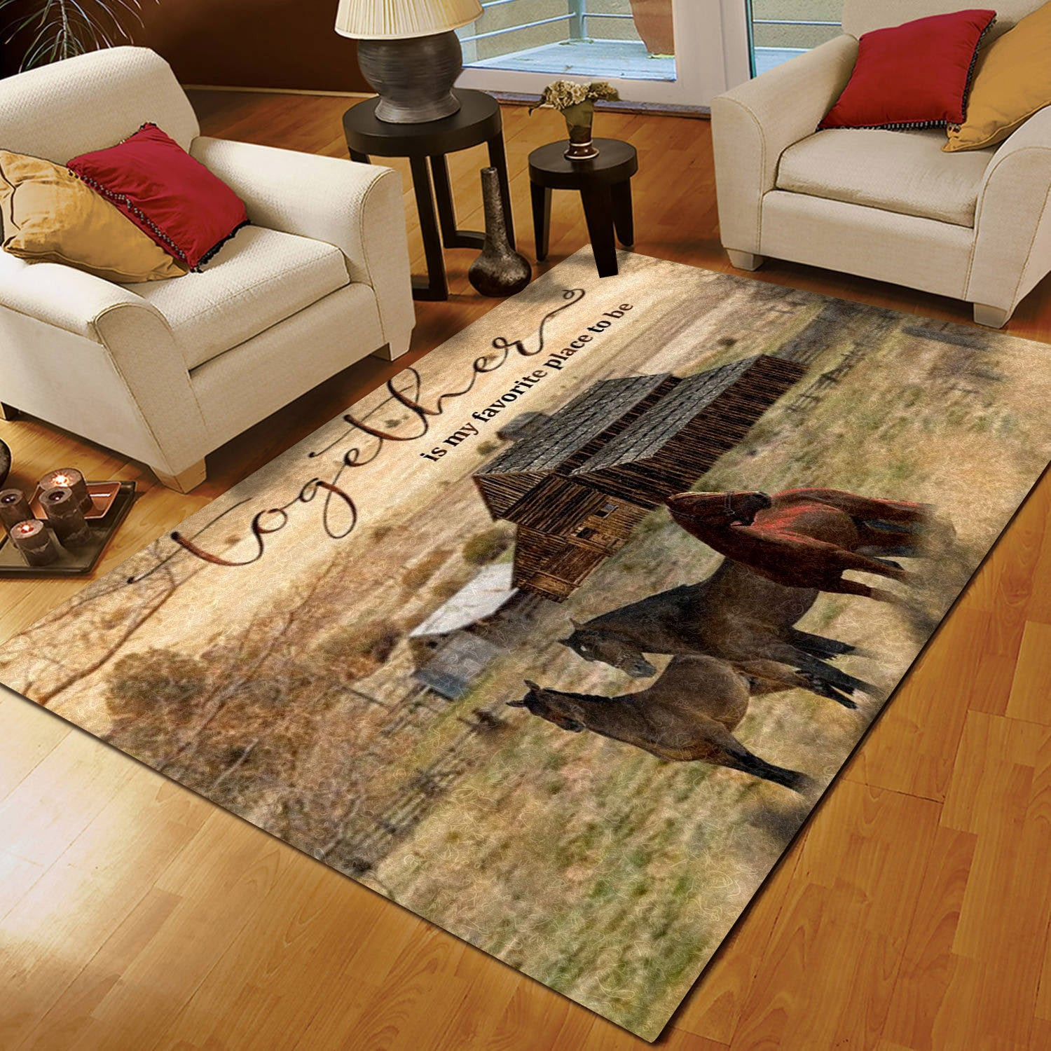 Horse 6 CL16110691MDR Rug