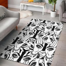 Evil Eye Hamsa Hand CL12100517MDR Rug