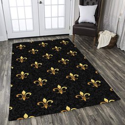 Fleur De Lis Gold CLA15100286R Rug