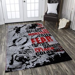 Football American CL170963MDR Rug