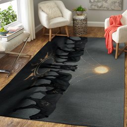 Black Panthers With The Sun CL07110034MDR Rug