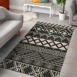 Black And Beige Aztec CL17100047MDR Rug