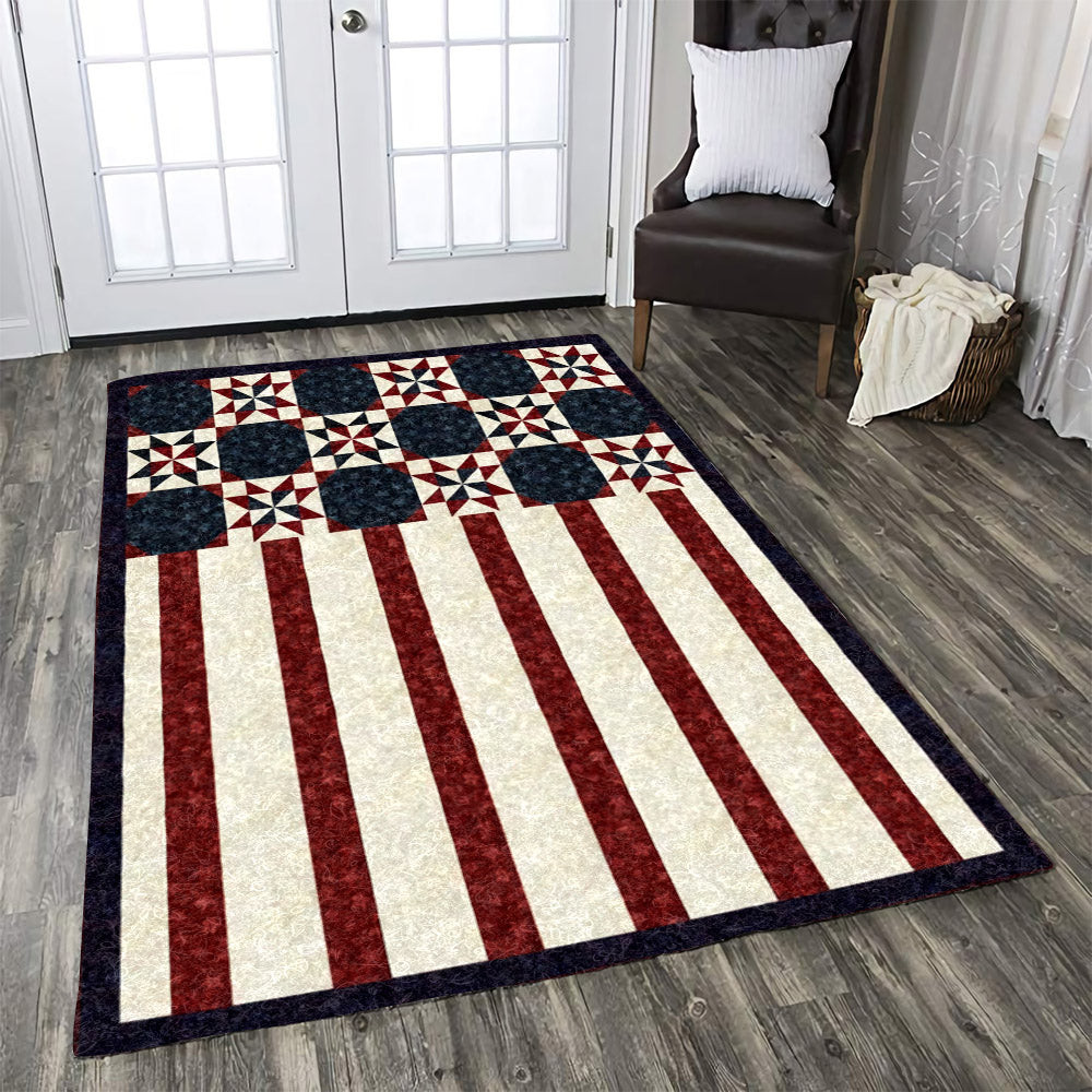 America Flag BL260801R Rug