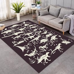 Alphabet Dinosaur CLP0711007M Rug