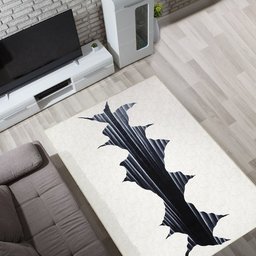 3d Optical Illusion Cracked Hole CLA1110001R Rug