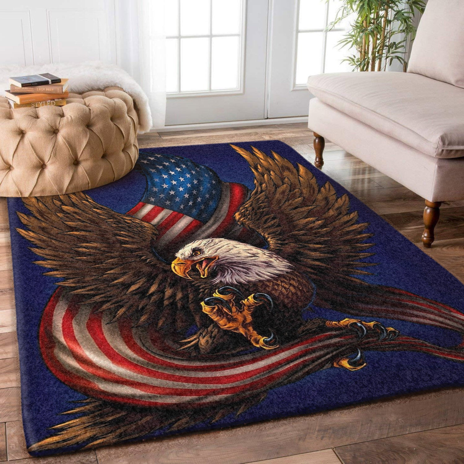 American Eagle And Flag HM1809005M Rug