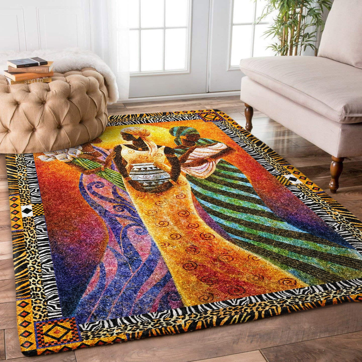 African Woman DD2109001R Rug