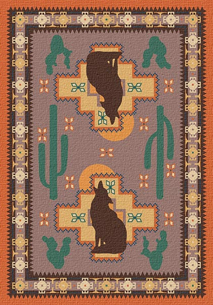 Desert Coyote Southwest CLM1910046M Rug