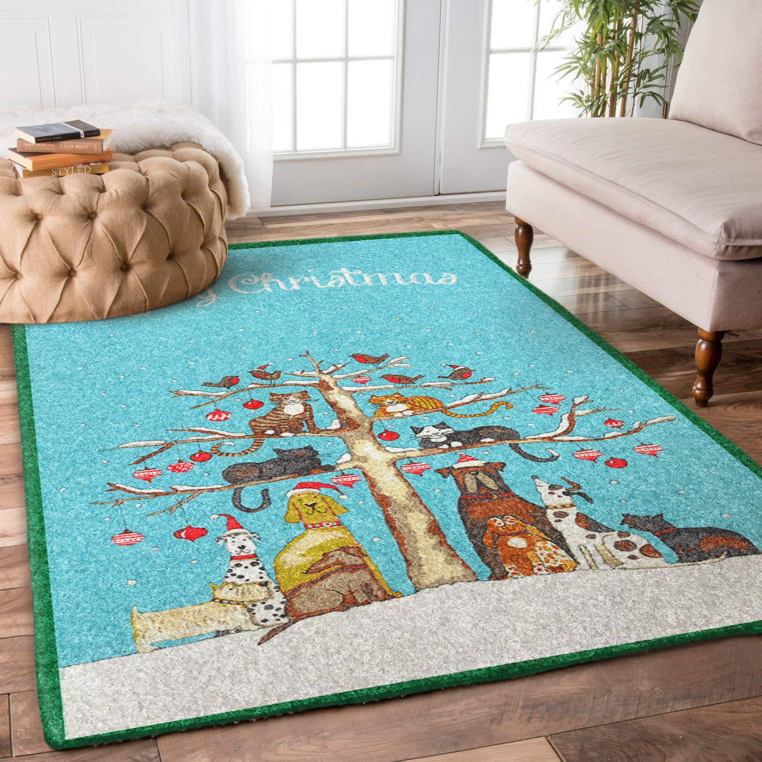 Dog Christmas BL0111135R Rug