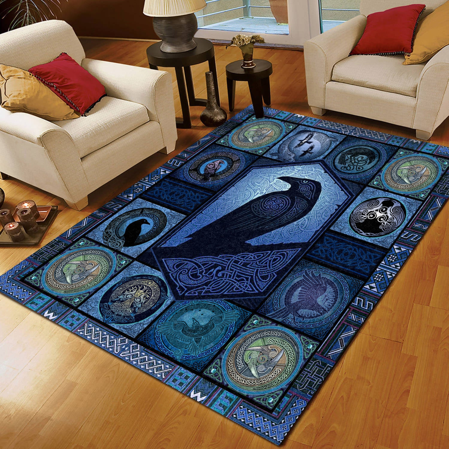 Celtic Art Raven CL31100606MDR Rug