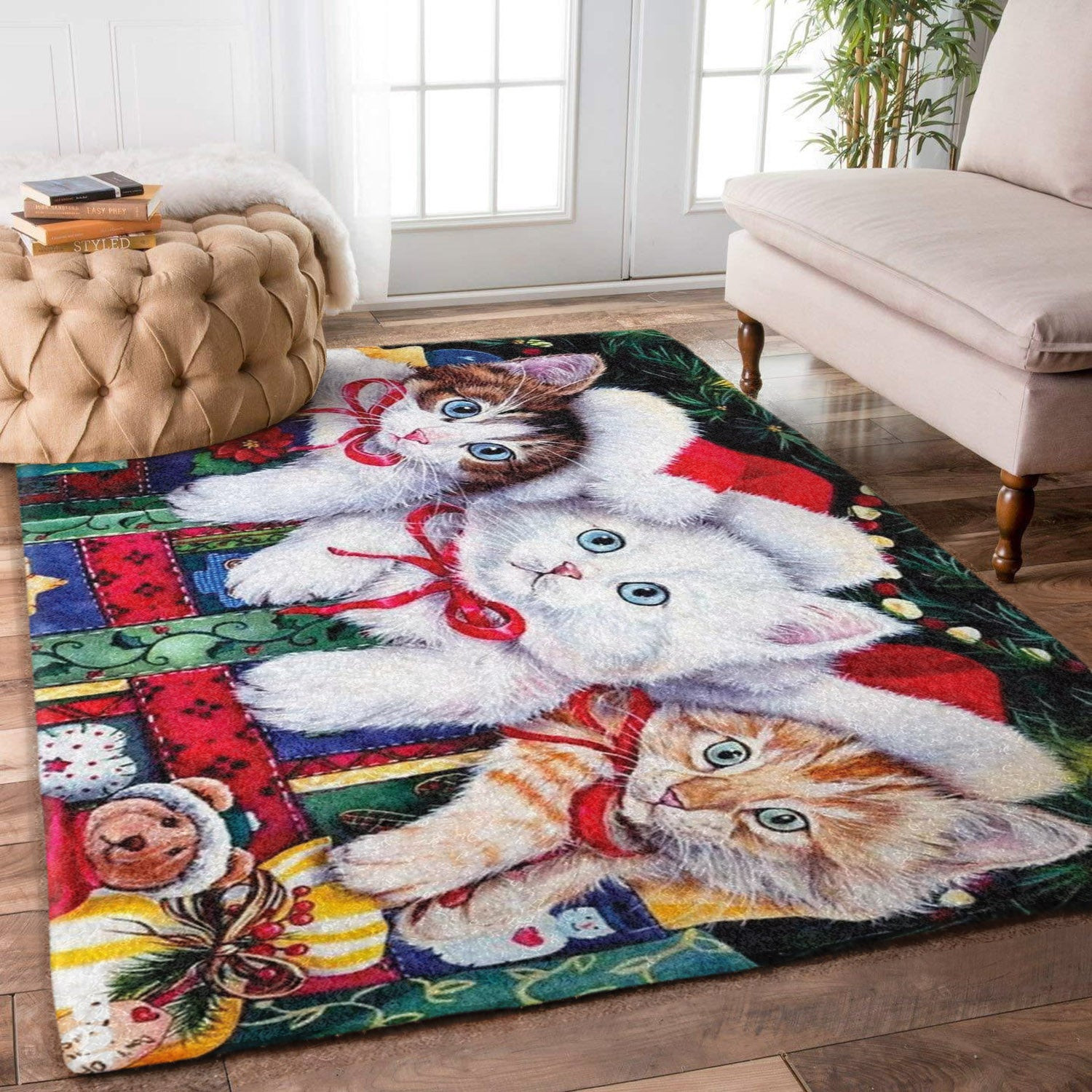 Cat Christmas HM0210021M Rug