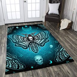 Butterfly Skull HN0709019R Rug