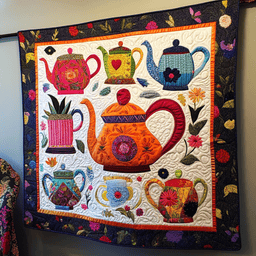 Teapot TAI041024384 Quilt Blanket