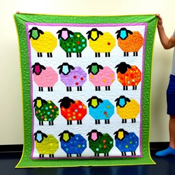 Sheep NTA151024206 Quilt Blanket