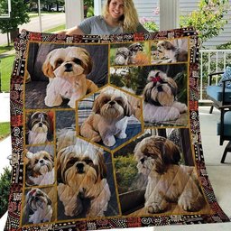 Shih Tzu CLA0810426Q Quilt Blanket