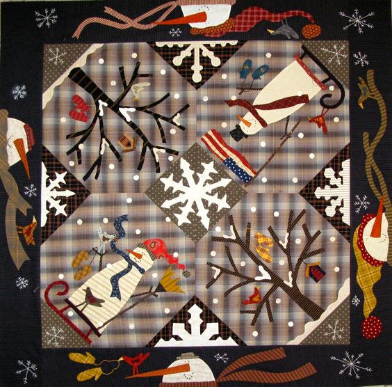 Snowman CLA11110945Q Quilt Blanket