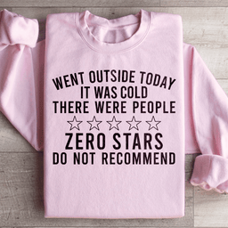 Went Outside Today Sweatshirt