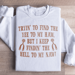 Tryin To Find The Yee To My Haw Sweatshirt