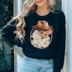 Cowboy Santa Sweatshirt