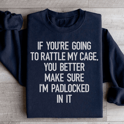 If You're Going To Rattle My Case You Better Make Sure I'm Padlocked In It Sweatshirt