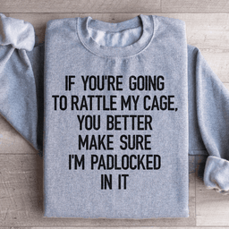 If You're Going To Rattle My Case You Better Make Sure I'm Padlocked In It Sweatshirt