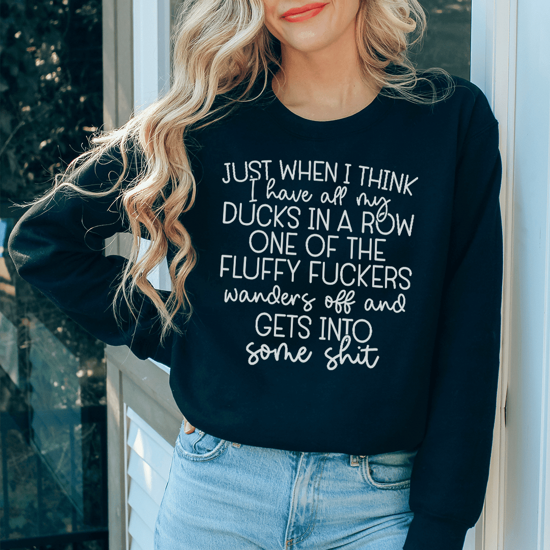 Ducks In A Row Sweatshirt
