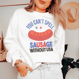 You Can't Spell Sausage Without USA Tee