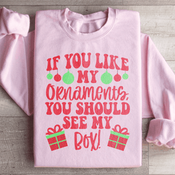 If You Like My Ornaments You Should See My Box Sweatshirt