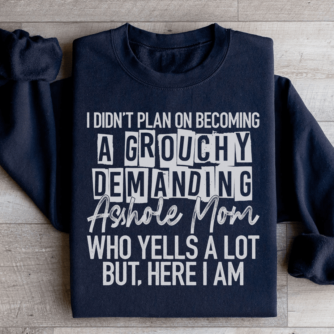 I Didn't Plan On Becoming A Grouchy Mom Sweatshirt