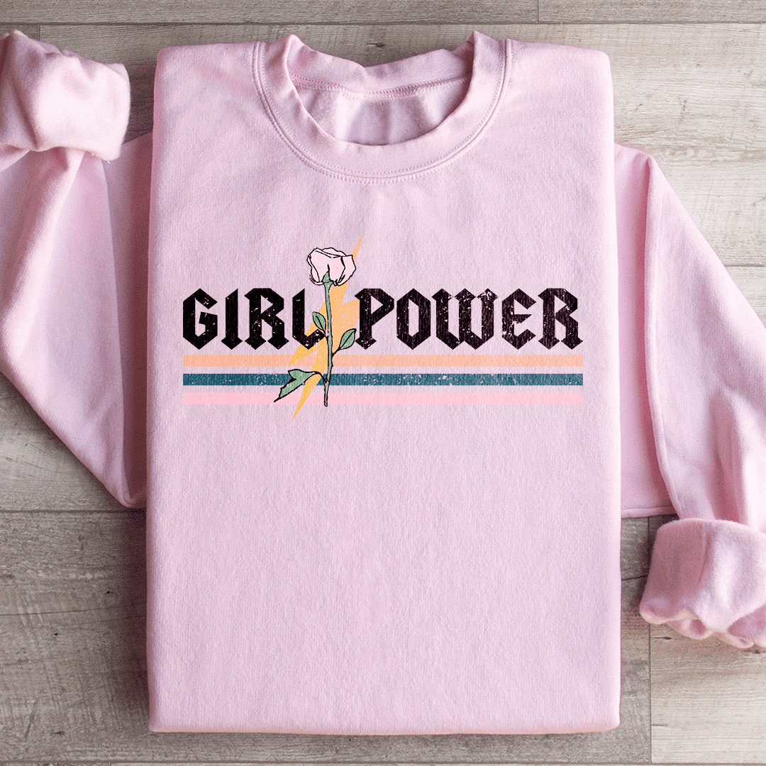 Girl Power Rose Sweatshirt