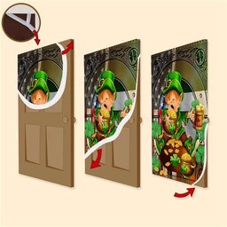 Irish American Leprechaun Happy Patricks Day Home Door, Patricks Day Home Door, Patrick Day Home Decor