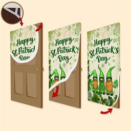 Gnome Patricks Day Home Door, Patricks Day Home Door, Patrick Day Home Decor