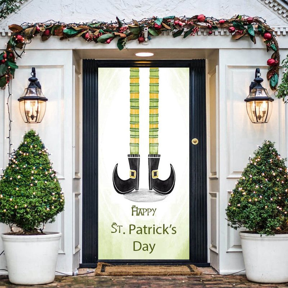 Happy Patricks Day Home Door Patrick's Day Door Decoration March 17th Gift Idea, Christmas Gift Decor