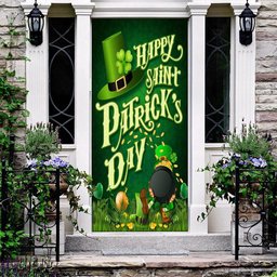 America Forever Luck Of The Irish Door Cover, Patricks Day Home Door, Patrick Day Home Decor