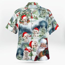 Premium Maltese AOP Hawaii Shirt