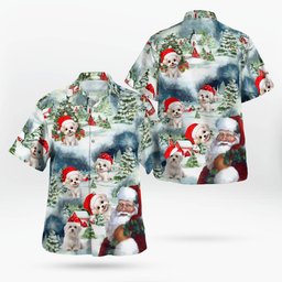 Premium Maltese AOP Hawaii Shirt