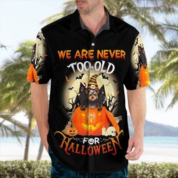 Yorkshire terrier Halloween AOP Hawaii Shirt