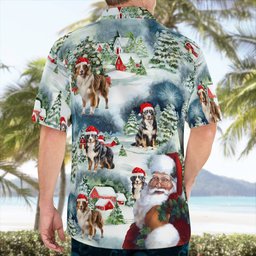 Premium Australian shepherd Dog AOP Hawaii Shirt
