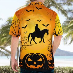 Cowboy Halloween AOP Hawaii Shirt