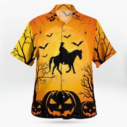 Cowboy Halloween AOP Hawaii Shirt