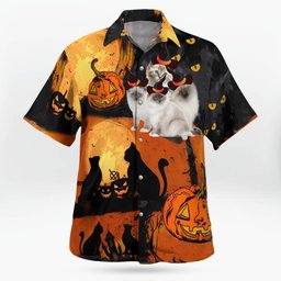 Ragdoll kitten Halloween AOP Hawaii Shirt