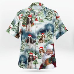 Cavalier king springer spaniel dog AOP Hawaii Shirt