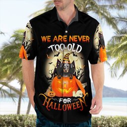 Doberman Halloween AOP Hawaii Shirt