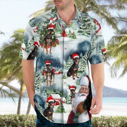 Premium Miniature pinscher AOP Hawaii Shirt