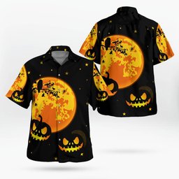 Owl Halloween AOP Hawaii Shirt