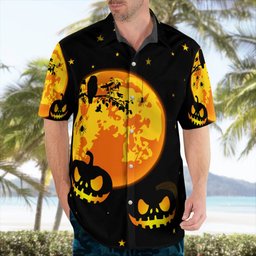 Owl Halloween AOP Hawaii Shirt