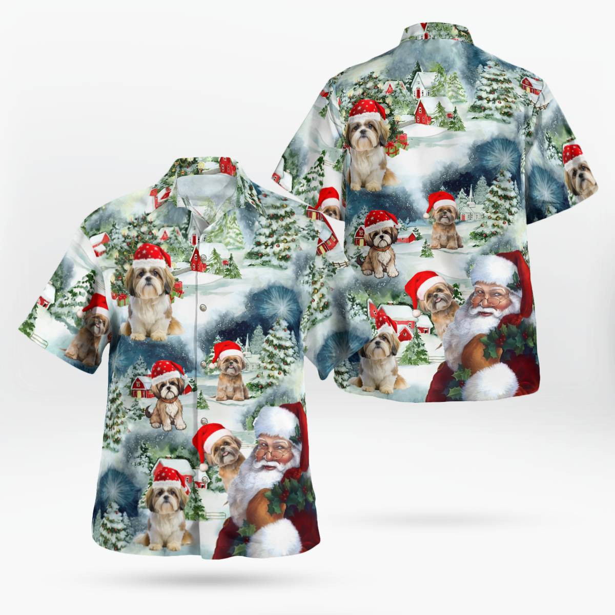 Premium Shih tzu AOP Hawaii Shirt