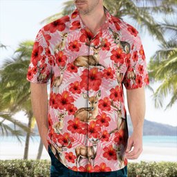 Deer AOP Hawaii Shirt