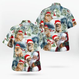 Premium Pomeranian AOP Hawaii Shirt