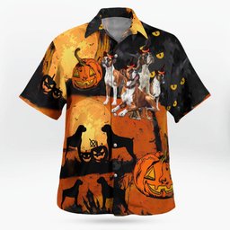 Boxer Halloween AOP Hawaii Shirt